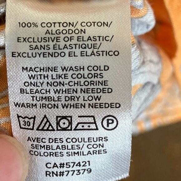 Ann Taylor Womens Blouse Marigold Tropical Floral Toile Smocked Halter XLarge - Picture 7 of 12